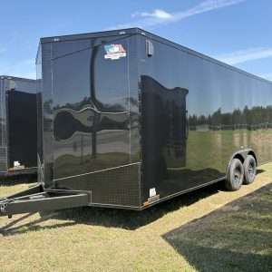 Enclosed Cargo Trailer: 8.5X24 Tandem Axle