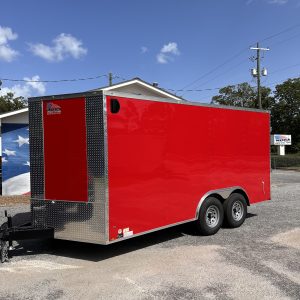 Enclosed Cargo Trailer: 8.5X16 Tandem Axle