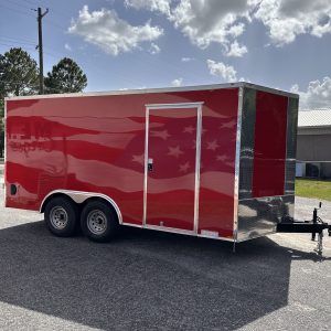 Enclosed Cargo Trailer: 8.5X16 Tandem Axle