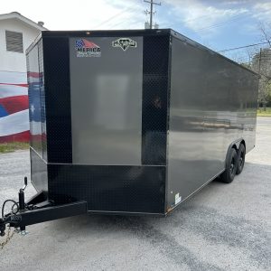 Enclosed Cargo Trailer: 8.5X24 Tandem Axle